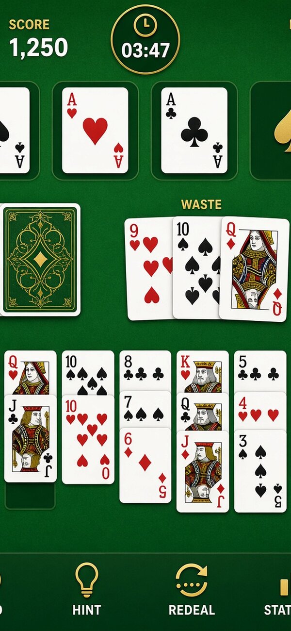 Mid-game with cards